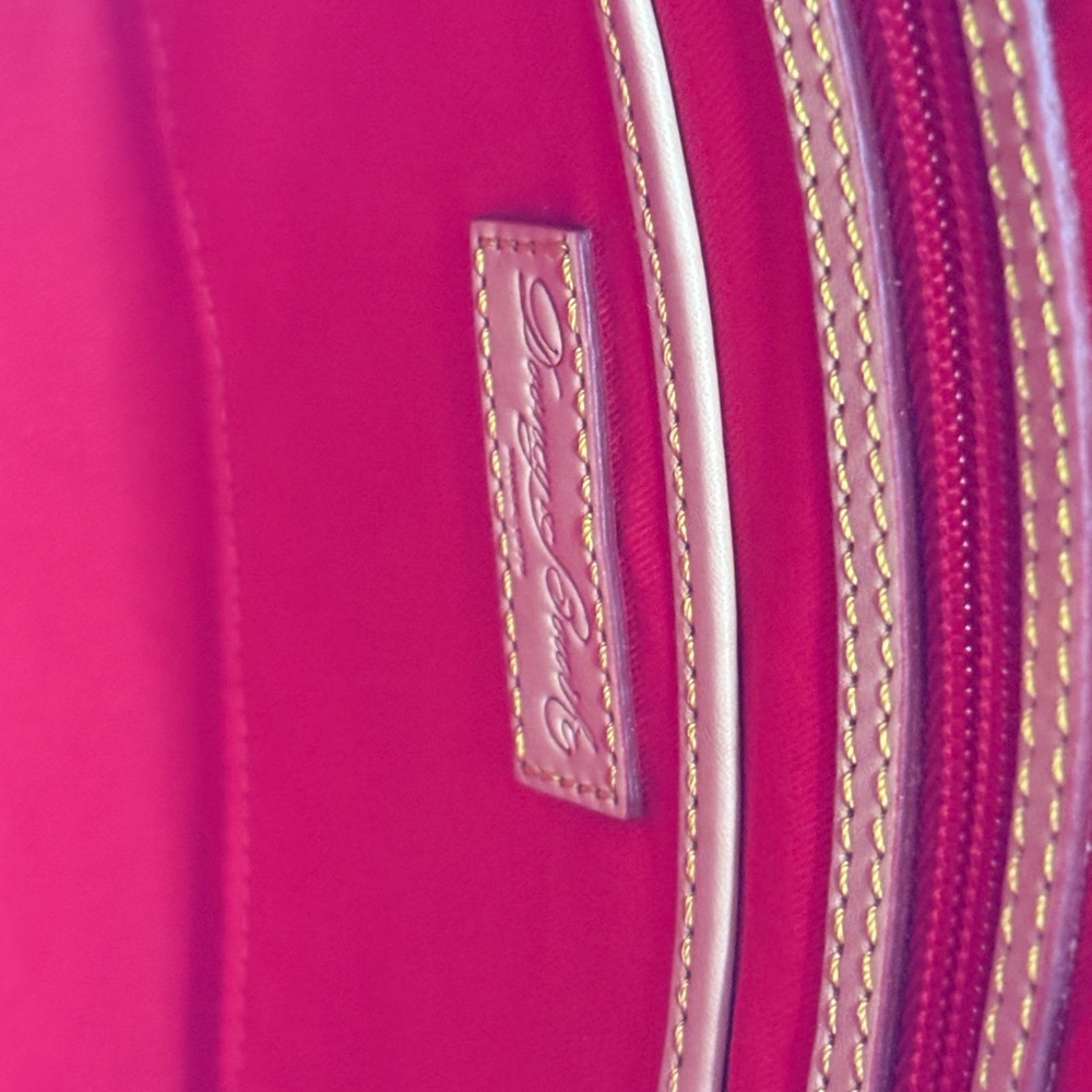 Dooney & Bourke Magenta Chevron Shoulder Bag - Picture 9 of 12